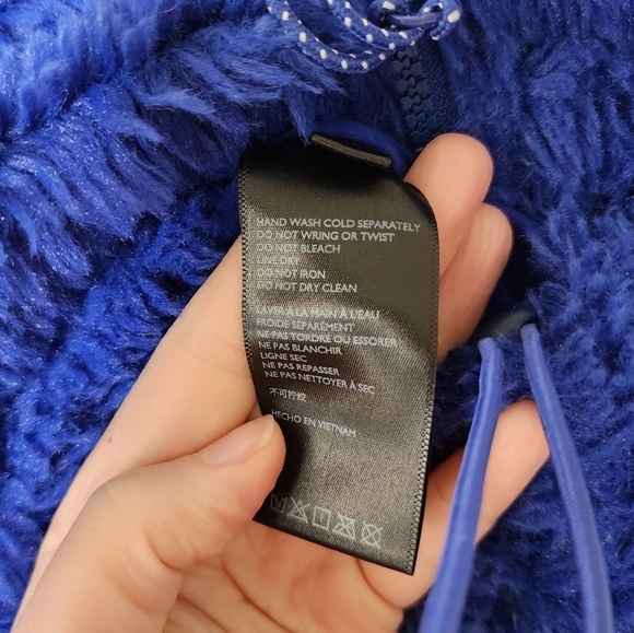 Urban Outfitters BDG Blue Fuzzy Hoodie S - Picture 5 of 6